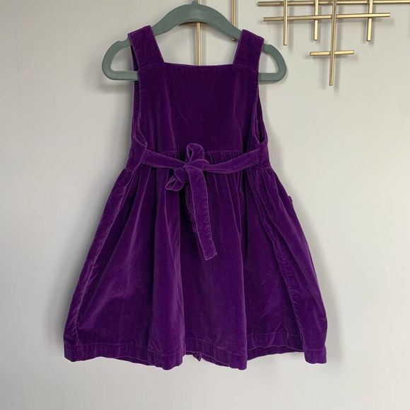Purple Kids Casual Dress - Picture 4 of 5